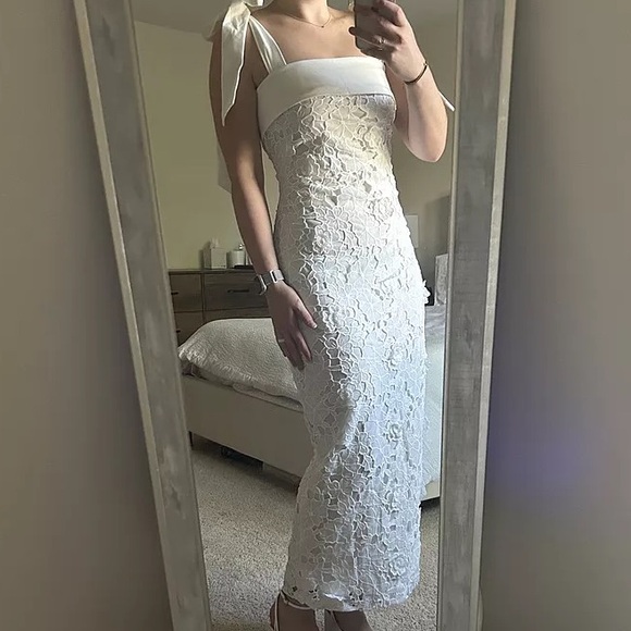 Petal & Pup White Floral Lace Dress - Picture 6 of 8